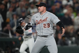 ALDS Tigers Mariners Baseball