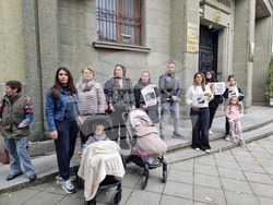 Ямбол - протест срещу насилието над деца