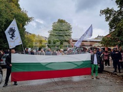 Велико Търново - завод „Кроношпан" - ПП"Възраждане" - протестиращи