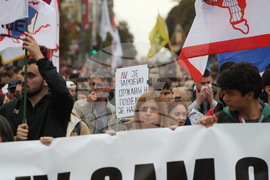 Сърбия - Белград - студенти - шествие