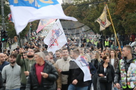 Сърбия - Белград - студенти - шествие