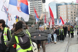 Сърбия - Белград - студенти - шествие