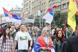 Сърбия - Белград - студенти - шествие