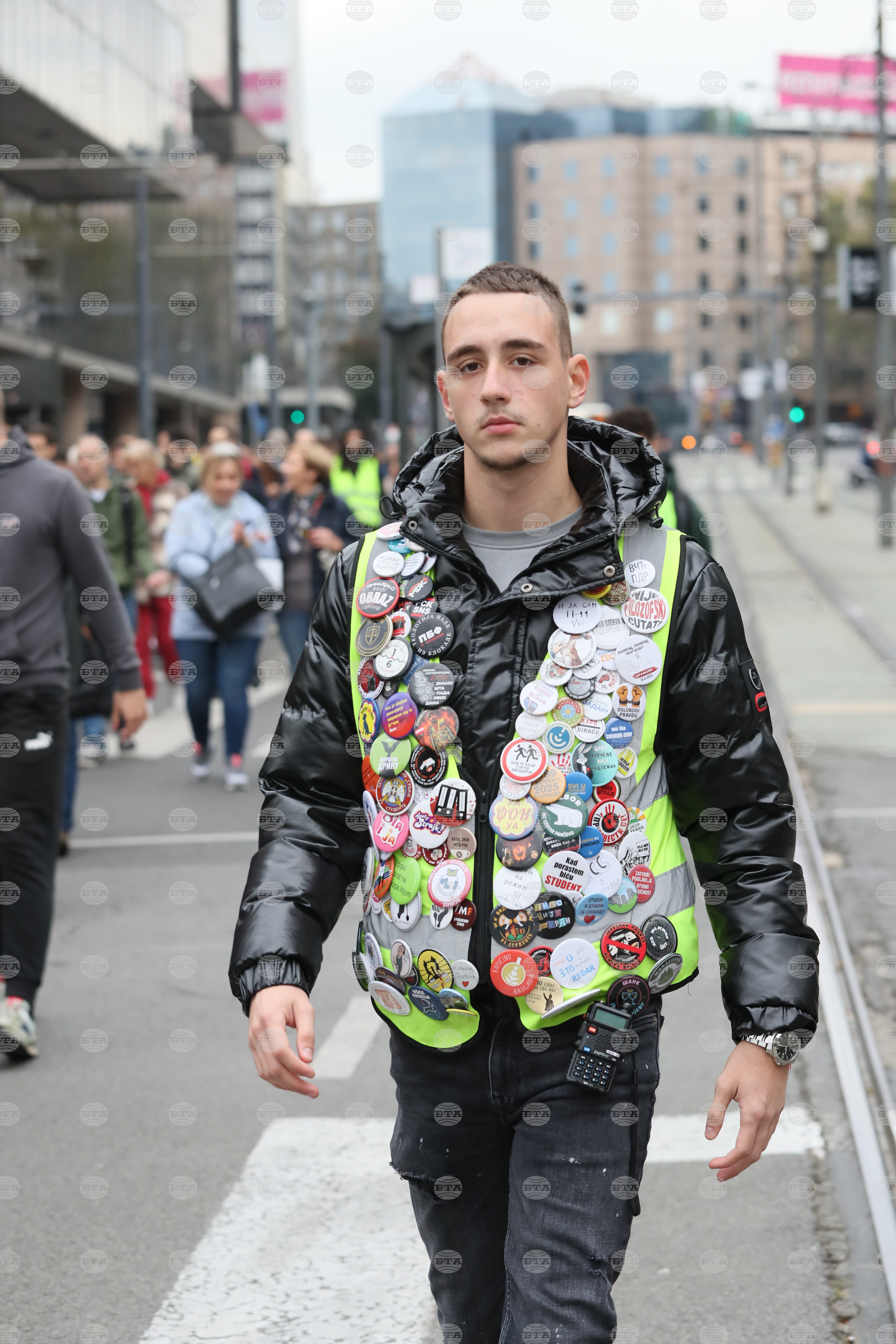 Сърбия - Белград - студенти - шествие