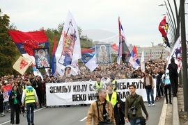 Сърбия - Белград - студенти - шествие