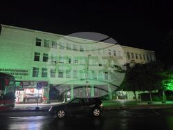 Добрич - Диагностично-консултативен център I - Европейския ден на донорството - осветена в зелено