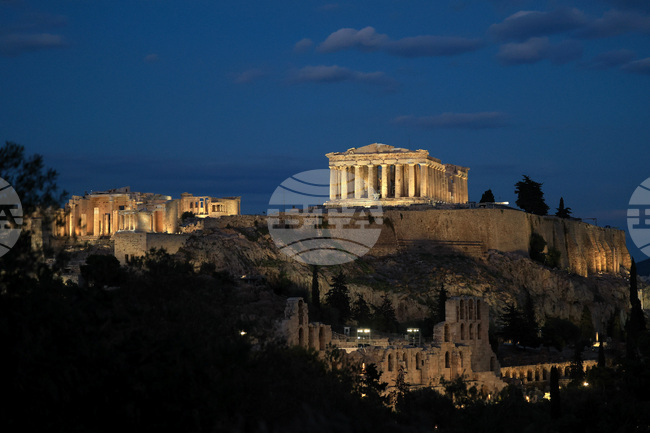 Greece Parthenon Scaffolding Removed