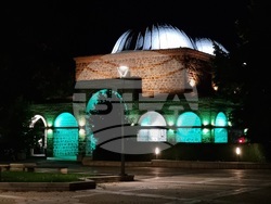 Ямбол - Петвековната каменна сграда на Безистена - Европейския ден на донорството - осветление