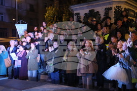 Сърбия - Народен театър - протест