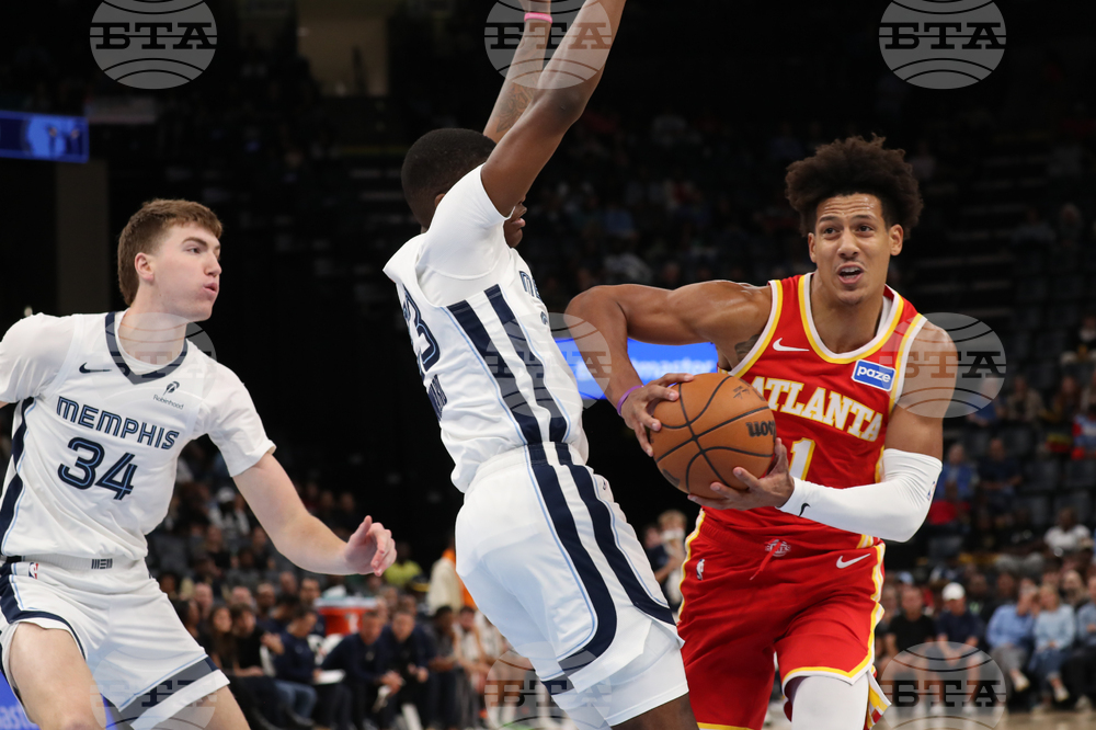 Hawks Grizzlies Basketball