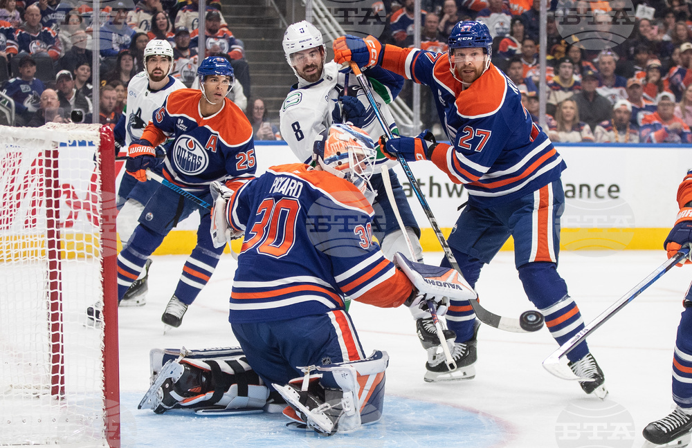 Canucks Oilers Hockey