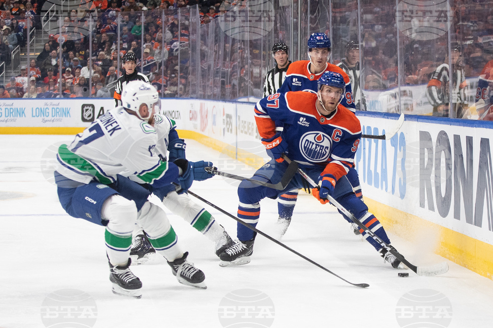 Canucks Oilers Hockey
