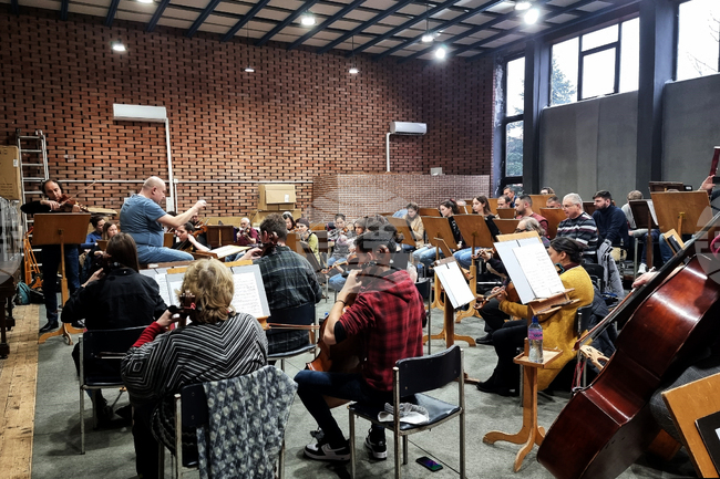 Враца - репетиция на Симфониета Враца