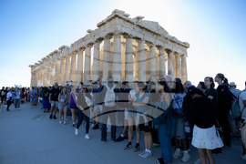 Greece Parthenon Scaffolding Removed