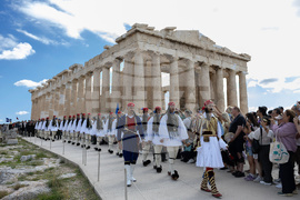 Greece Parthenon Scaffolding Removed