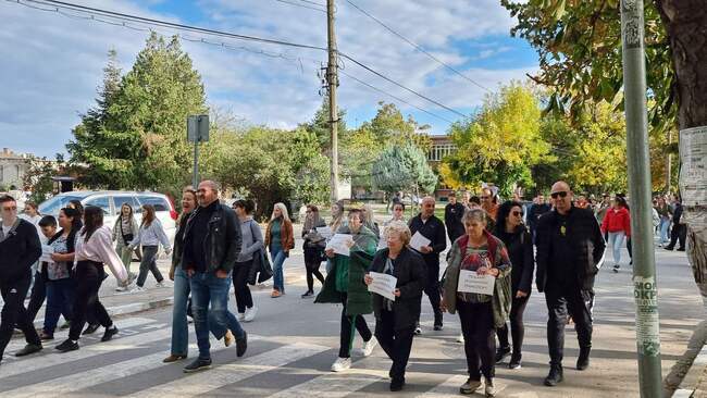 Жителите на пет села от община Марица протестираха мирно за по-добър междуселищен транспорт до Пловдив