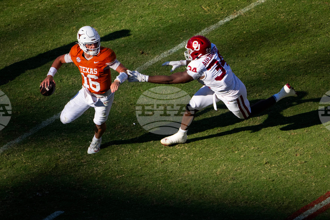 APTOPIX Texas Oklahoma Football
