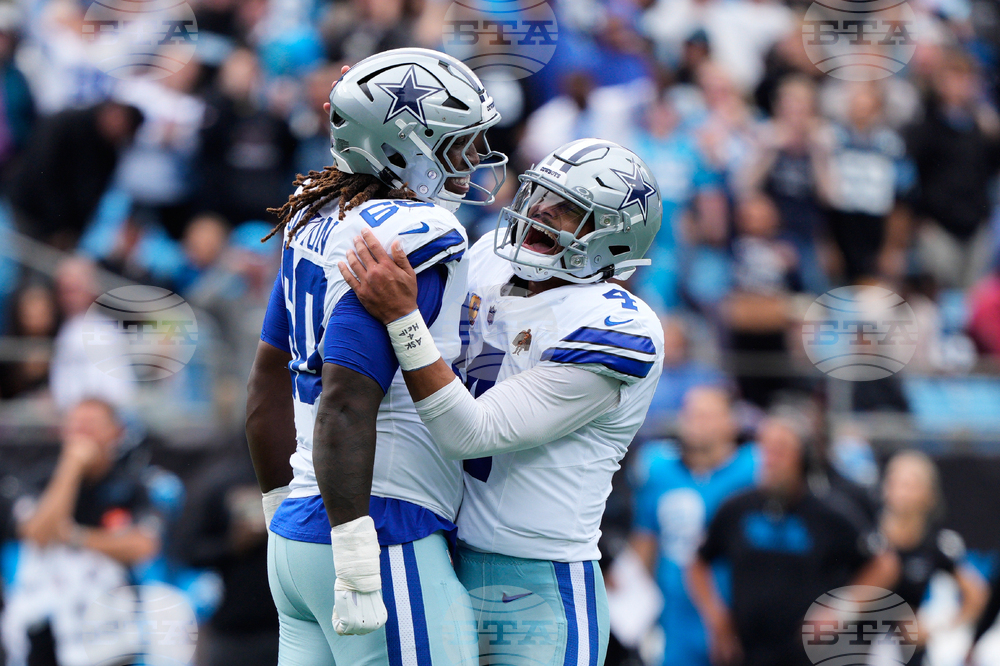 APTOPIX Cowboys Panthers Football