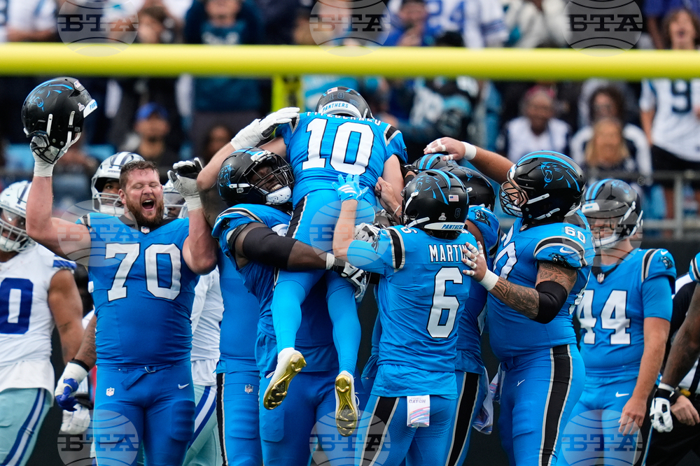 APTOPIX Cowboys Panthers Football