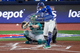 APTOPIX ALCS Mariners Blue Jays Baseball