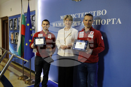 Весела Лечева - Алберт Попов - награда