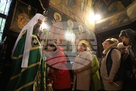 Архиерейска вечерня за празника на преп. Параскева - Петка Търновска