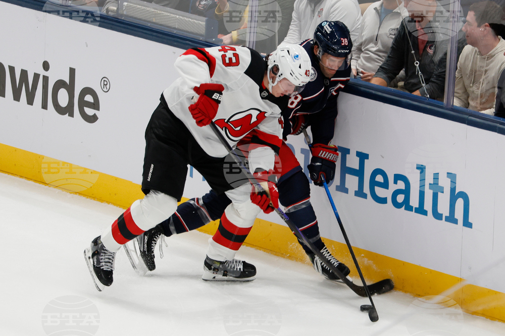 Devils Blue Jackets Hockey