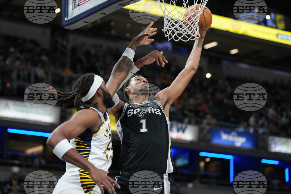Spurs Pacers Basketball