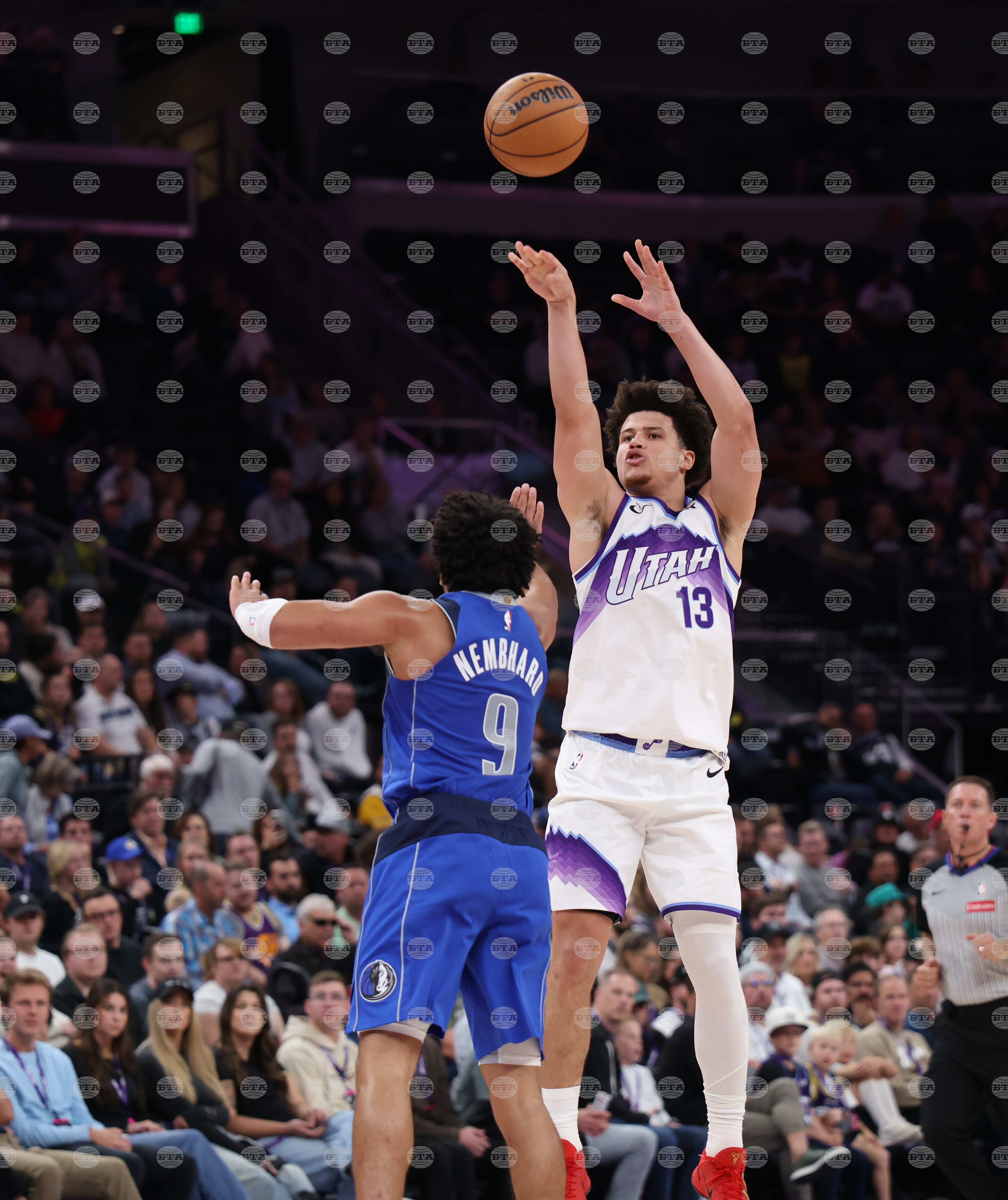 Mavericks Jazz Basketball