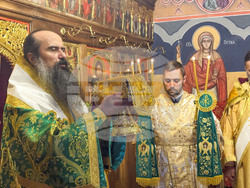 Село Белчин - храм “Света Петка” - патриарх Даниил - литургия