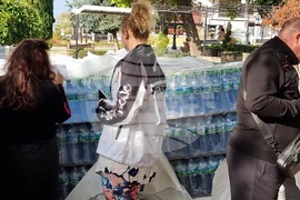 Свети Влас - безплатна вода - хуманитарна помощ