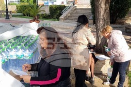 Свети Влас - безплатна вода - хуманитарна помощ