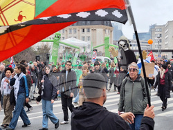 Белгия - Брюксел - стачка