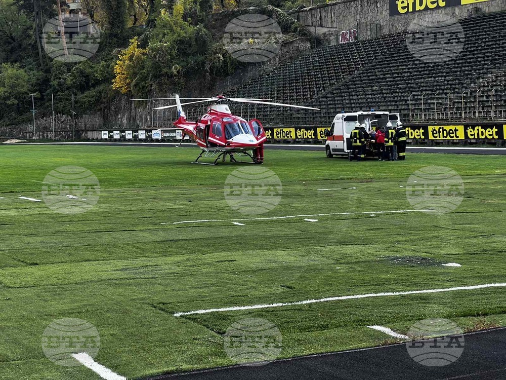 С медицински хеликоптер транспортираха от Смолян към София мъж на 27 г. с аневризма на гръдната аорта