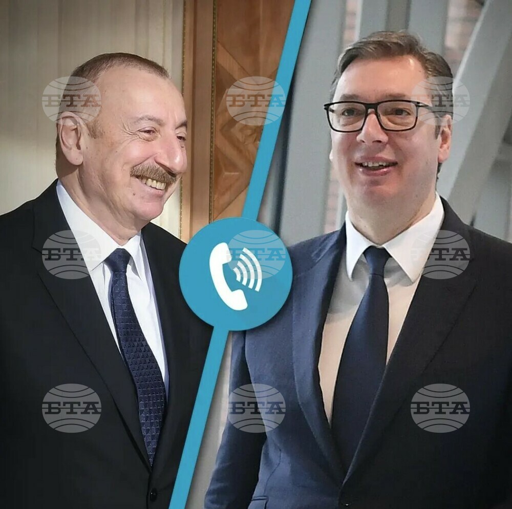 Сръбският президент разговаря по телефона с президента на Азербайджан