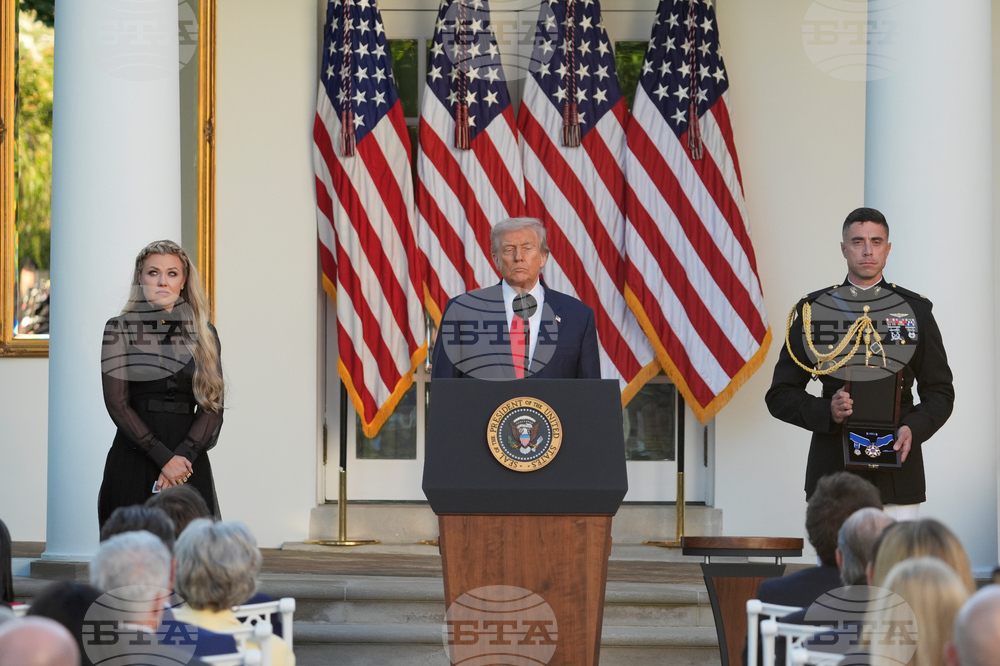 Trump Kirk Presidential Medal