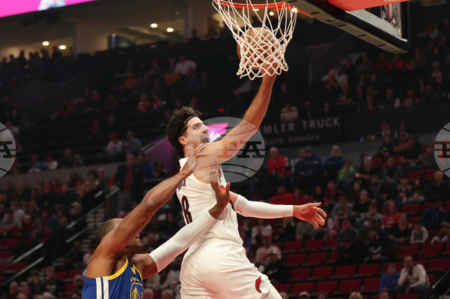 Warriors Trail Blazers Basketball