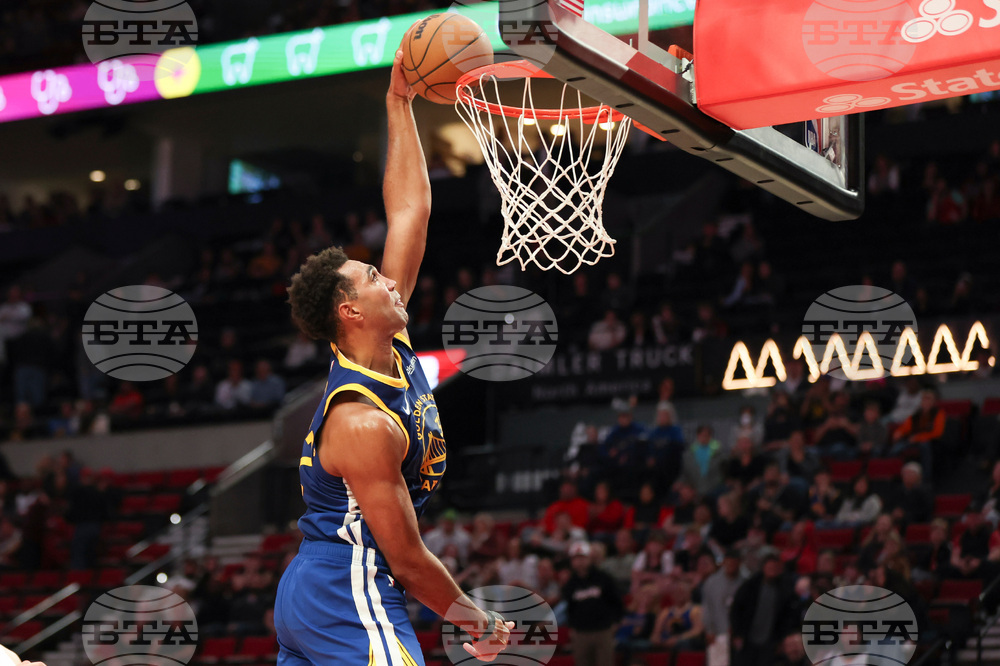 Warriors Trail Blazers Basketball