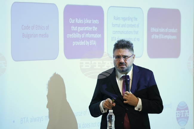 Стратегическите цели на БТА представи генералният директор Кирил Вълчев пред новопостъпили членове на чуждестранния дипломатически корпус в България