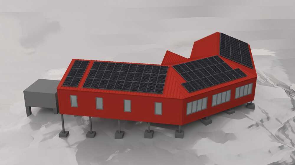 Antarctica - Building New Home for Bulgarian Polar Scientists Is Underway