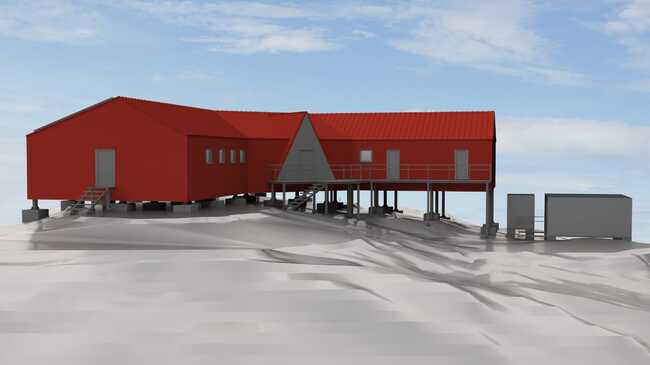 Antarctica - Building New Home for Bulgarian Polar Scientists Is Underway