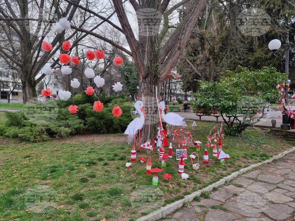 Старозагорският парк „Пети октомври“ ще бъде украсен в червено и бяло на 1 март