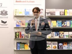 Министърът на културата Мариан Бачев участва в откриването на българския щанд на панаира на книгата във Франкфурт, снимка – МК