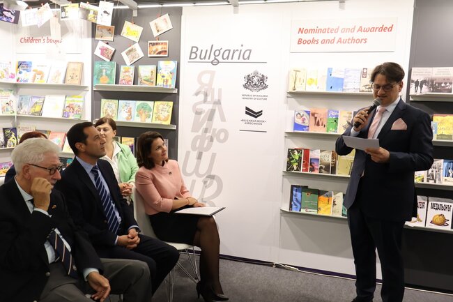 Minister Bachev in Frankfurt: For Bulgaria, Literature Has Always Been More Than Just Art