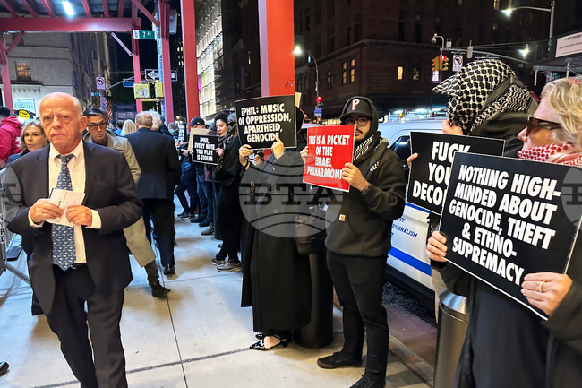 Israel Philharmonic Protest