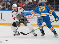 Blackhawks Blues Hockey