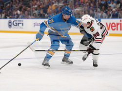 Blackhawks Blues Hockey