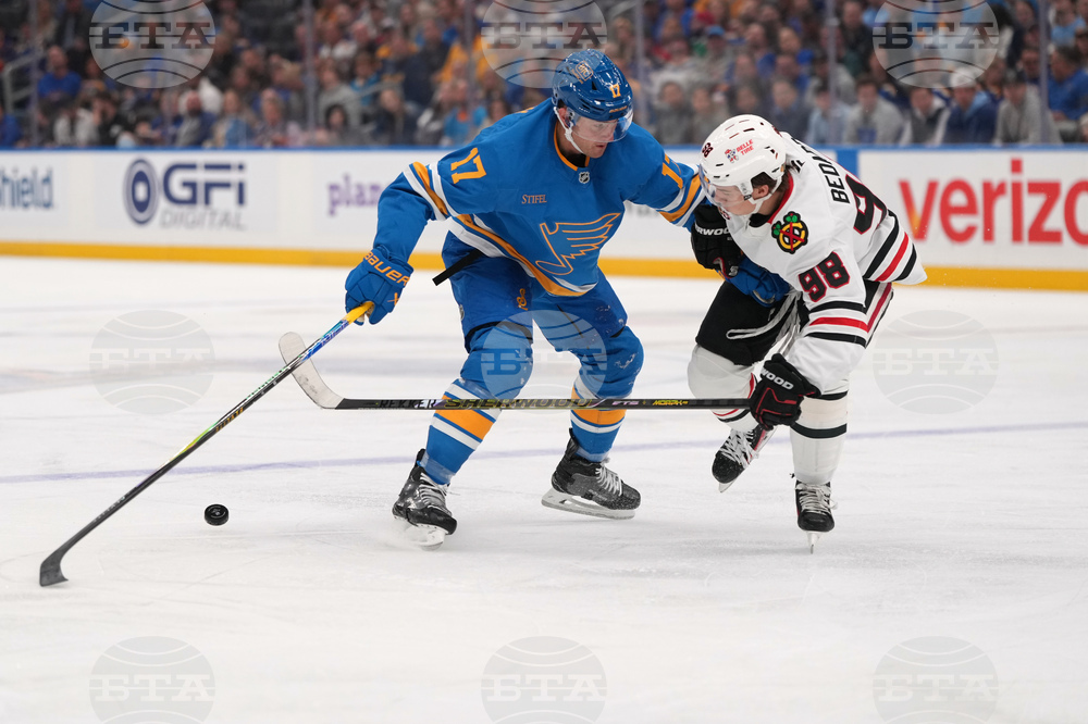 Blackhawks Blues Hockey