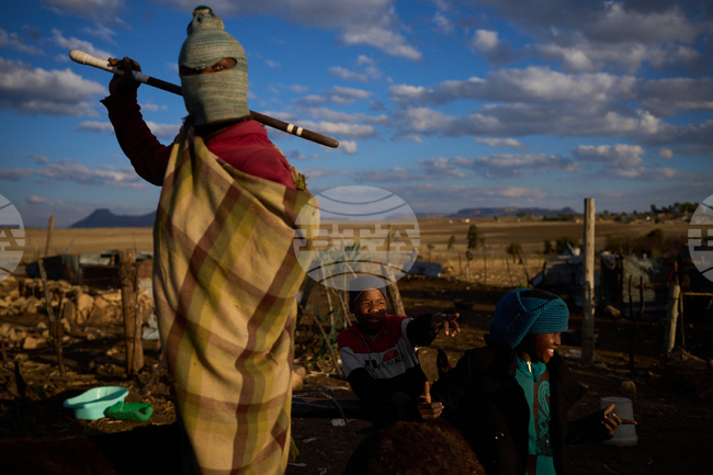 APTOPIX Lesotho USAID Cuts