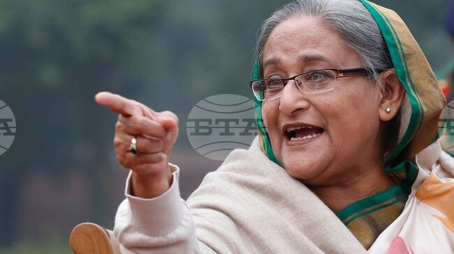 Бившата лидерка на Бангладеш Хасина беше осъдена на доживотен затвор заради престъпления срещу човечеството